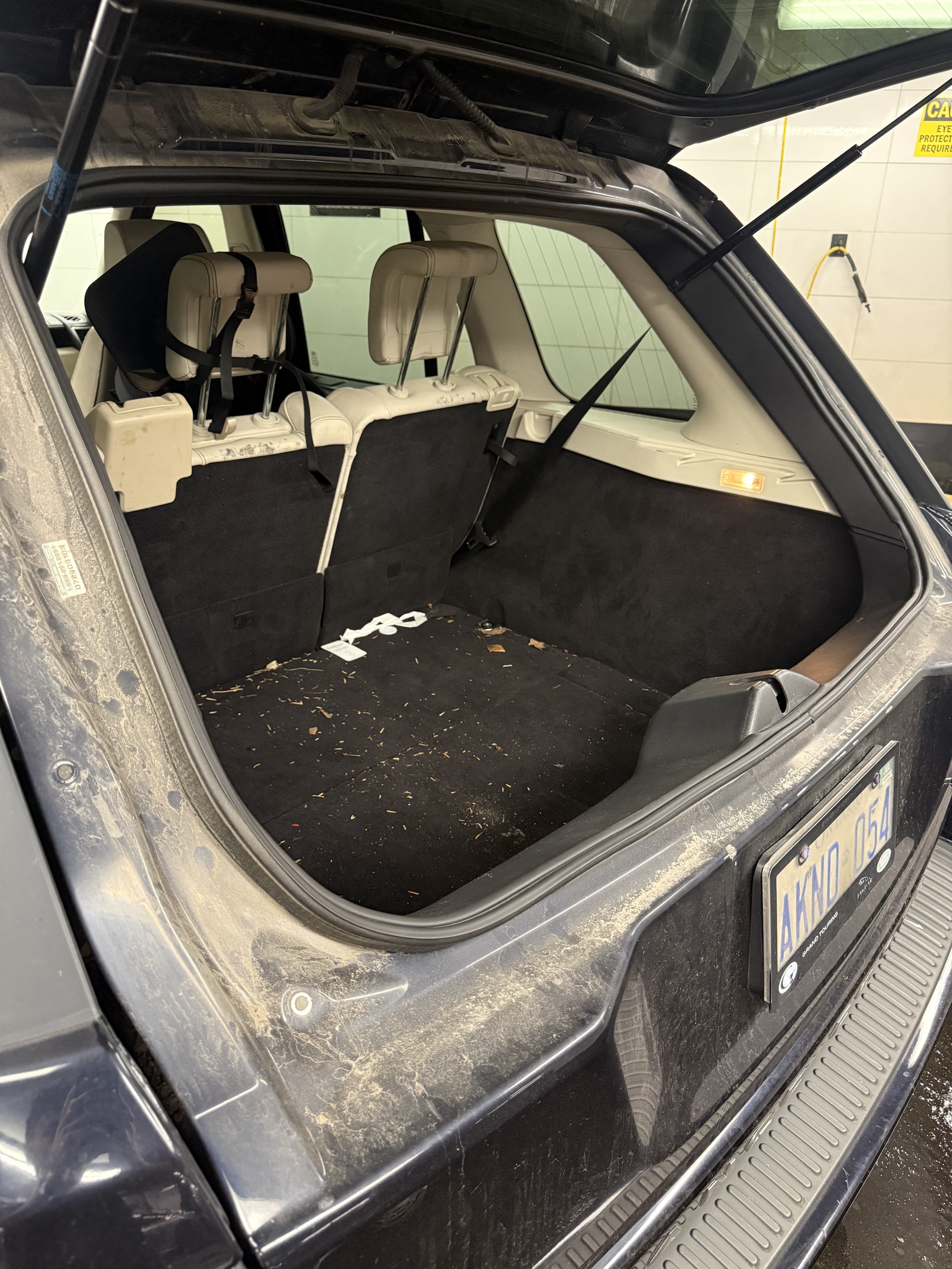 After jambs and trunk detail